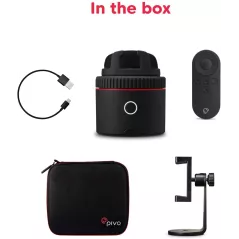 Pivo Lite : Créez des vidéos captivantes pour les réseaux sociaux avec suivi IA et étui de voyage !